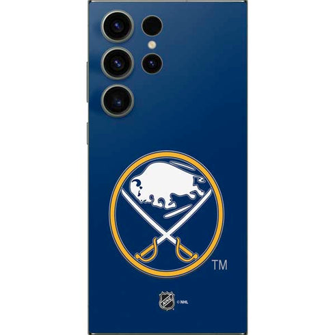 NHL Buffalo Sabres Solid Background Galaxy S25 Ultra Skin